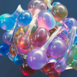 Abstract representation of AI-Interactive Textbooks connecting students to personalized learning.