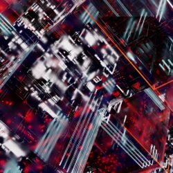 Abstract image representing the complex network of factors contributing to AI educational inequality.