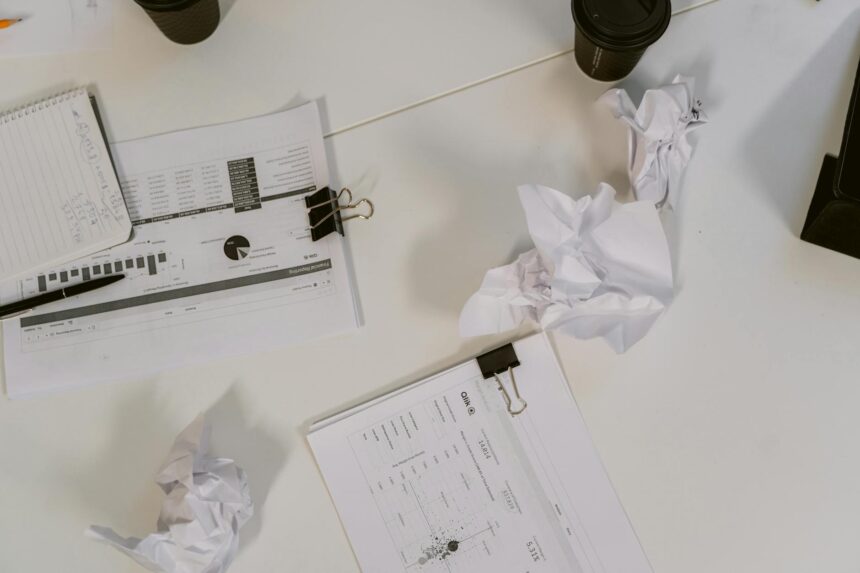 A focused person writing a cover letter on their laptop in a well-lit workspace.